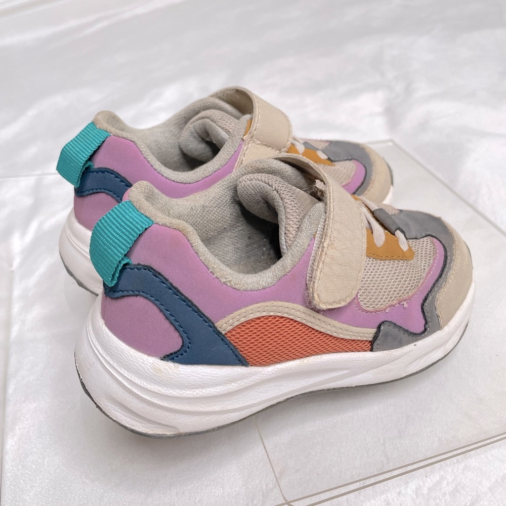 Zara Girls Fashion Sneakers Multicolor Size Toddler Baby 8 EU 24
